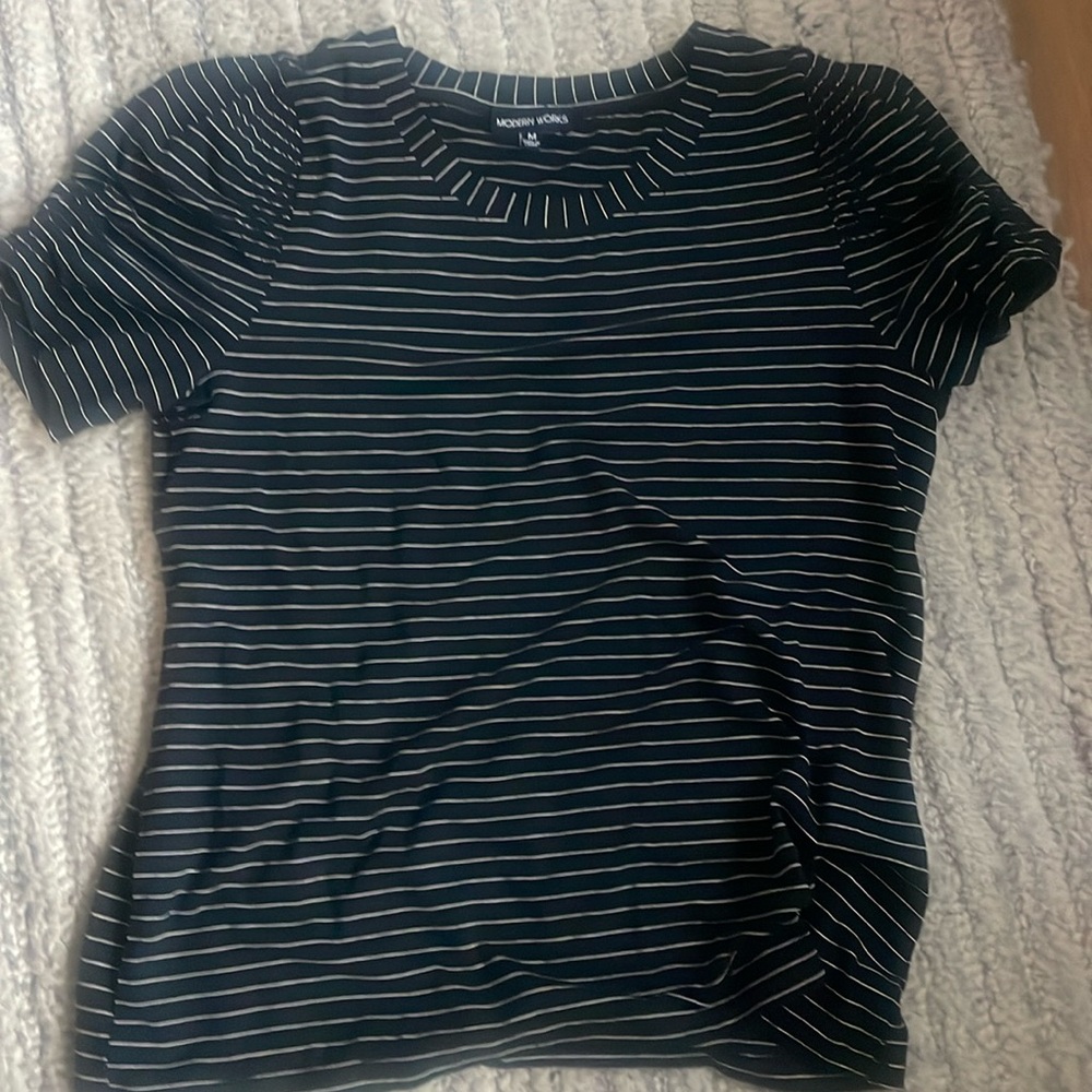Modern Works Black and White Tshirt